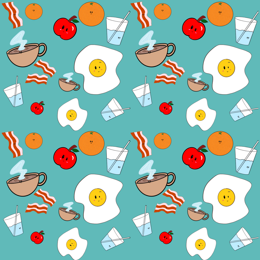 Breakfast Seamless Pattern