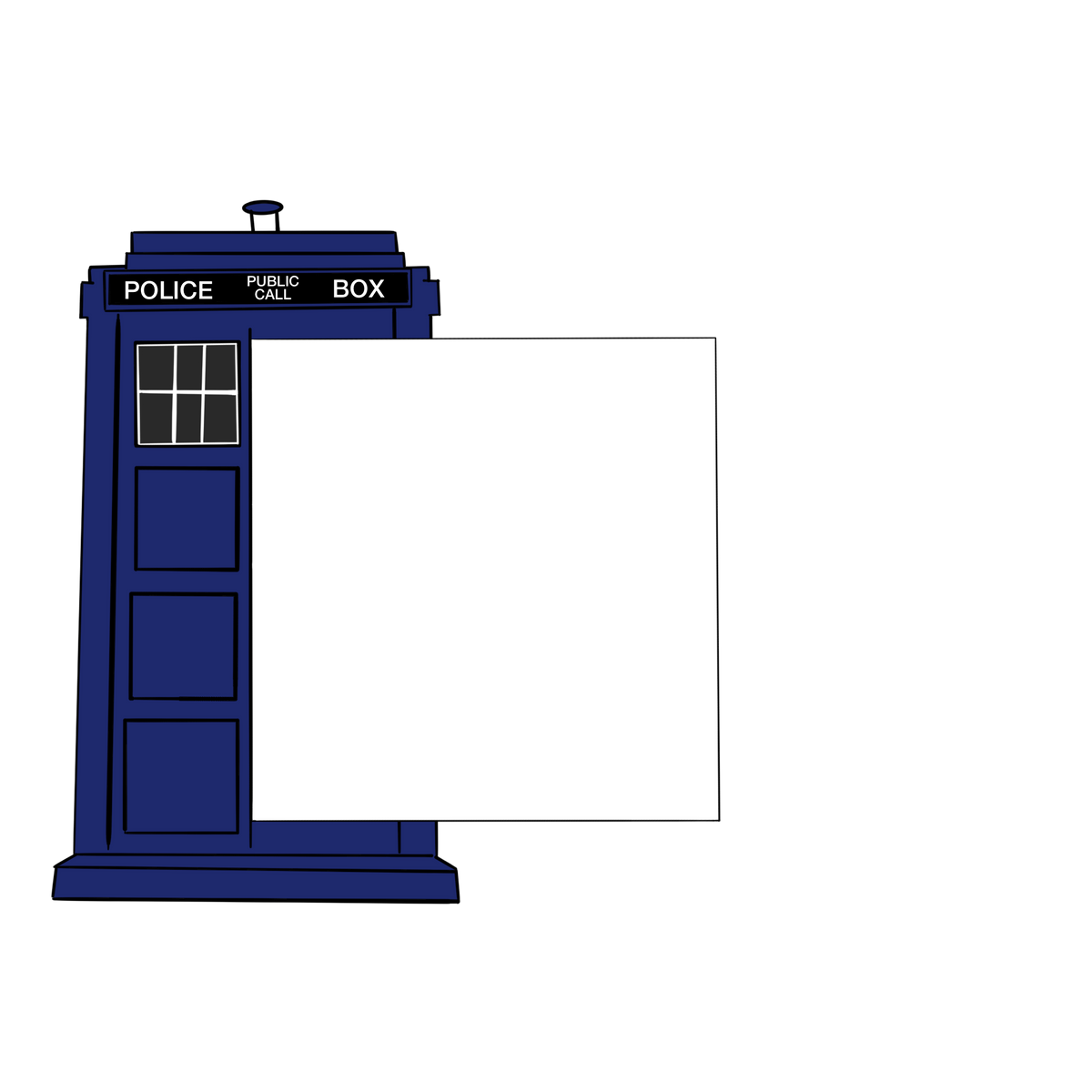 Dr. Who Tardis Notepad