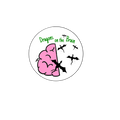 Dragons on the Brain Vinyl Sticker